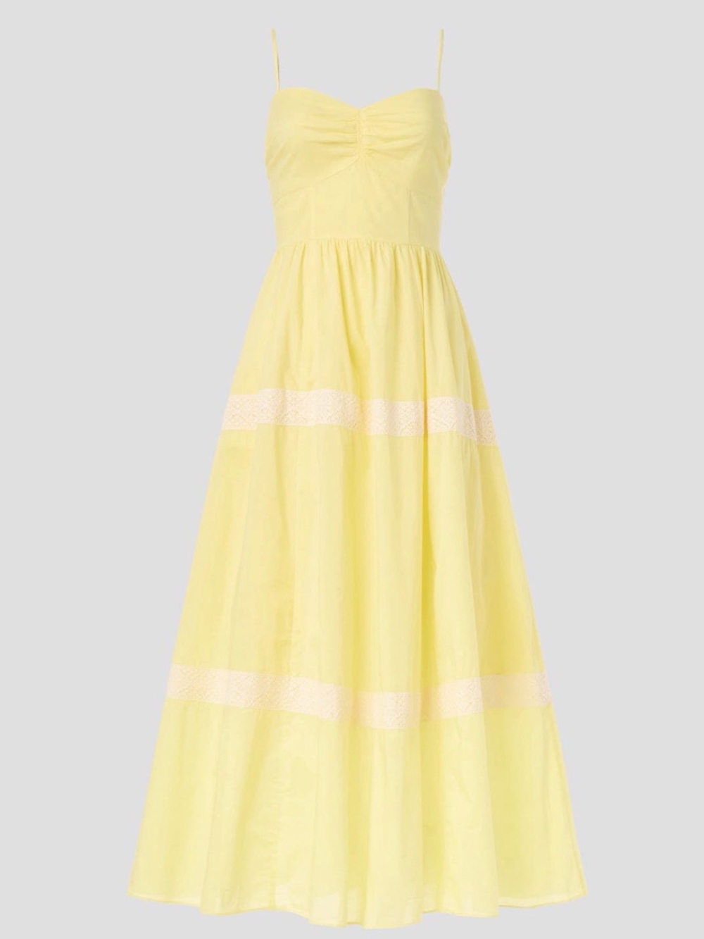 Jason Wu Pale Yellow Maxi Dress